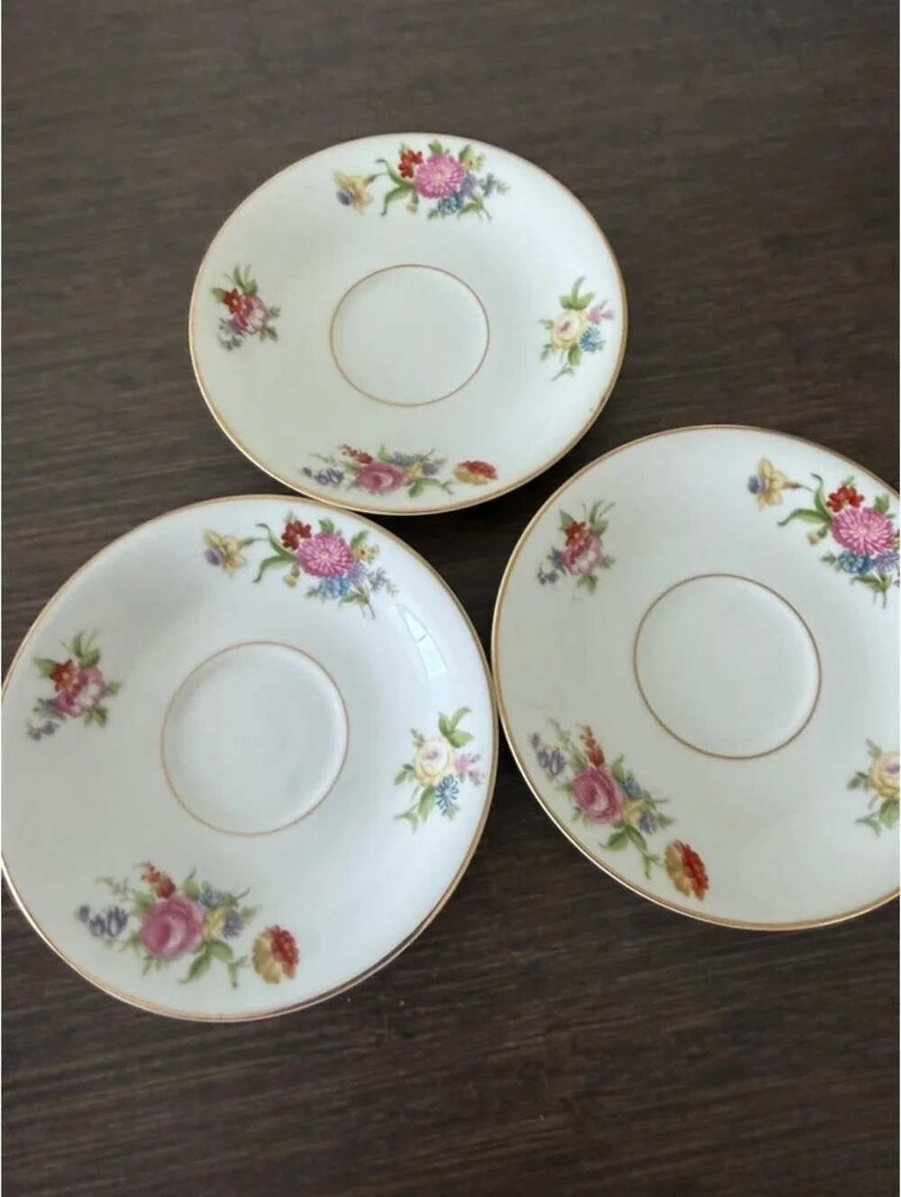Vintage Fine China 1 Teacup & 3 Saucers - Noritake Japan